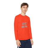 Youth Long Sleeve Tee — 'GMP GOD Money Power' Graphic
