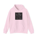 Angel Of Death Hoodie — Gothic Black & White Graphic Sweatshirt