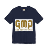 GMP "God Money Power" Graphic Tee — Inspirational Faith & Prosperity Shirt