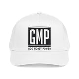 GMP 'God Money Power' Mid-Profile Baseball Cap — Embroidered Logo Snapback
