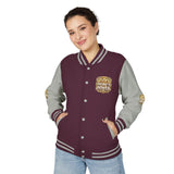 Letterman Jacket — God Money Power Gold Emblem Varsity Jacket