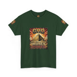 Graphic Tee — "God Money Power" Pyramid Vintage Religion Streetwear