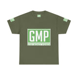 GMP "God Money Power" Logo T-Shirt — Green Box Graphic Tee