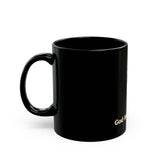 God • Money • Power Black Ceramic Mug — Faith & Prosperity Coffee Cup (11oz/15oz)
