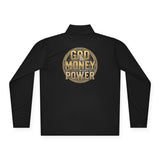 Gold Money Power Quarter-Zip Pullover