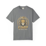 Lion Crest T-Shirt — GMP Gold Emblem Graphic Tee