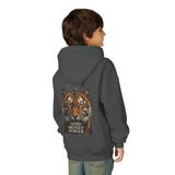 Tiger 'God Money Power' Youth Hoodie — Bold Graphic Pullover for Kids