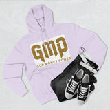 GMP Hoodie — "God Money Power" Bold Gold Graphic Fleece Pullover