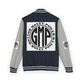 Letterman Jacket - "GMP (God Money Power)" Black & White Varsity Jacket