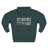 Inspirational Power Hoodie — "Put Yourself In Power" Religious Motivational Sweatshirt