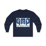 GMP God Money Power Long Sleeve Tee — Bold Faith & Prosperity Shirt