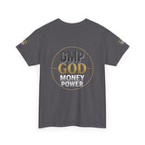 GMP GOD Money Power Tee — Bold Faith & Prosperity Graphic T-Shirt