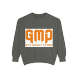 GMP ‘God Money Power’ Sweatshirt — Bold Orange Logo Crewneck