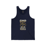 GMP Money Power Tank Top — Gold Cash Emblem Sleeveless Shirt