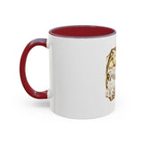 Coffee Mug — "God Money Power" Gold Emblem Accent Mug