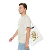 Lion Crest Tote Bag — GMP Gold Emblem Canvas Tote