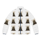 GMP Throne Graphic Puffer Jacket — All-Over Print Men's Winter Coat