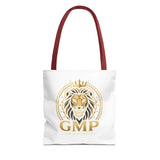 Lion Crest Tote Bag — GMP Gold Emblem Canvas Tote