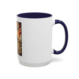 Coffee Mug - 'God Money Power' Pyramid Graphic Accent Mug (11/15oz)