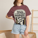 God Money Power Graphic T-Shirt