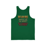 Put God First Hustle Tank — Inspirational Faith & Motivation Tank Top