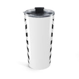 20oz Tumbler — Black & White Street Art Saint Design (Money Prayer Motif)