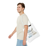 Money Power Tote Bag — 'GMP GOD' Metallic Typographic Canvas Tote