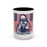 God, Money, Power Coffee Mug — Patriotic Street Art Accent Mug (11/15oz)