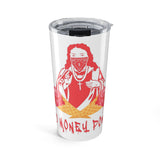 20oz Tumbler — Saint with Bandana 'Money Power' Graphic