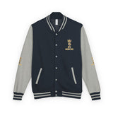 Letterman Jacket — "Champion King" Trophy Crest Varsity Jacket