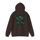 Angel Of Death Hoodie — Dark Green Guardian Graphic Pullover