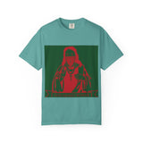 T‑Shirt — Retro Holiday Madonna Graphic Tee (green & red)