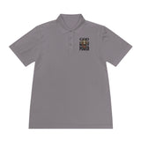 God Money Power- Skull Graphic Polo Shirt