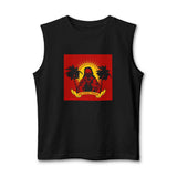 Muscle Tank — Retro 'God Money Power' Jesus Graphic Tank Top