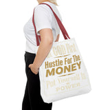 Inspirational 'Put God First, Hustle For The Money' Tote Bag