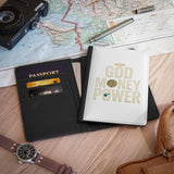 God Money Power Passport Cover — Inspirational Travel Passport Holder