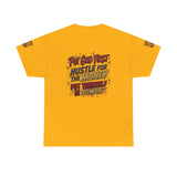 Inspirational Graphic Tee — "Put God First, Hustle for the Money, Put Yourself in Power"