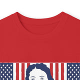 Long Sleeve Tee - Patriotic Bandana Mask Design with 'God, Money & Power' Graphic