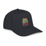 Mid Profile Baseball Cap — "God Money Power" Embroidered Retro Logo Hat