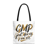 God Money Power (GMP) Tote Bag — Inspirational Faith & Prosperity Canvas Tote