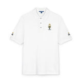 Embroidered Sunflower Polo Shirt