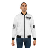 GMP 'God Money Power' Bomber Jacket — Bold White Logo Streetwear