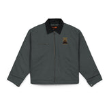 Work Jacket — Embroidered Golden Bear Chest Patch