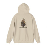Hoodie — 'God Money Power' Buddha Graphic Pullover