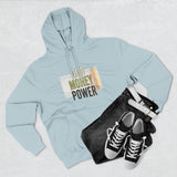 God Money Power Hoodie — Three-Panel Fleece Graphic Hoodie