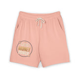 God Money Power Fleece Sweat Shorts — Casual Garment-Dyed Lounge Shorts