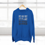 Inspirational Power Hoodie — "Put Yourself In Power" Religious Motivational Sweatshirt