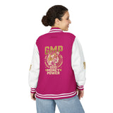 Letterman Jacket — GMP Gold Money Power Rose Varsity Jacket