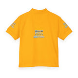 Youth Polo Shirt — "GIVE GOD" Inspirational Church Youth Uniform