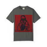 Jesus with Mask T-Shirt — "God Money Power" Graphic Tee